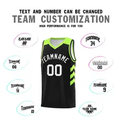 Black White Classic Sports Uniform Basketball Jersey 4