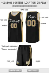 Black White Classic Sports Uniform Basketball Jersey 2