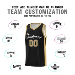 Black White Classic Sports Uniform Basketball Jersey 4
