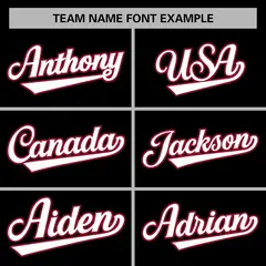 Black White-Crimson Full-Snap Varsity Letterman Jacket 3