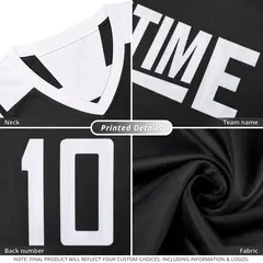 Black White Double Side Mesh Sportswear Basketball Jersey 2