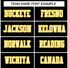 Black White-Gold Classic Style Authentic Football Jersey 3