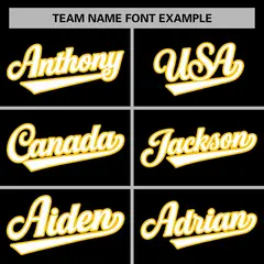 Black White-Gold Classic Varsity Full-Snap Letterman Jacket 3
