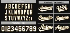 Black White-Gold Full-Button Classic Baseball Jersey 3