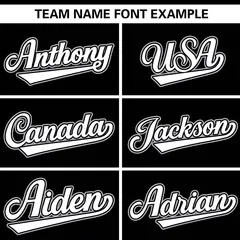 Black White Gradient Ribbed Authentic Baseball Jersey 3