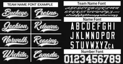 Black White Gray Classic Authentic Baseball Jersey 3
