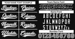 Black White Gray Classic Authentic Baseball Jersey 3