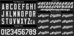 Black White Gray Classic Authentic Baseball Jersey 3