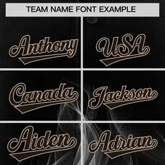 Black White Gray Flame Graffiti Baseball Jersey 3