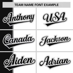 Black White-Gray Gradient Stripe Two-Button Softball Jersey 3