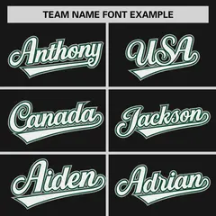 Black White-Gray Raglan Sleeves Authentic Baseball Jersey 3