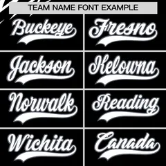 Black White Gray Reversible Baseball Jersey Lightning & Graffiti Pattern 6