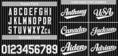 Black White-Gray Stripe Fashion Authentic Baseball Jersey 3