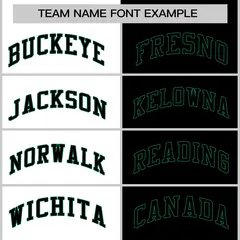 Black White Green Split Fashion Basketball Jersey 5