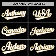 Black White-Old Gold Varsity Full-Snap Letterman Jacket 3