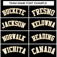 Black White-Old Gold Varsity Full-Snap Letterman Jacket 3