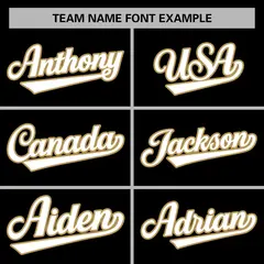 Black White-Old Gold Varsity Full-Snap Letterman Jacket 5