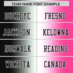 Black White-Pink Gradient Fashion Authentic Football Jersey 3