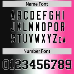 Black White-Pink Gradient Fashion Authentic Football Jersey 4