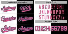 Black White-Pink Split Two Tone Letterman Varsity Full-Snap Jacket 3