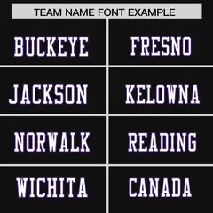Black White-Purple Classic Authentic Football Jersey 3