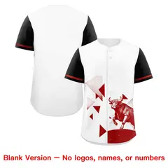 Black White Raptor Series Raglan Baseball Jersey 8