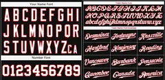 Black White Red Classic Authentic Baseball Jersey 3