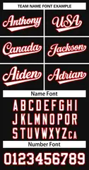 Black White-Red Classic Basketball Jersey 2