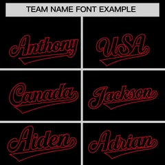 Black White Red Gradient Raglan Full-Snap Letterman Jacket 3