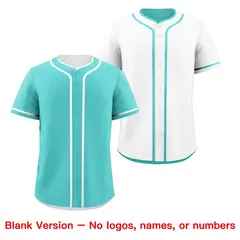 Black White Reversible Baseball Jersey 9