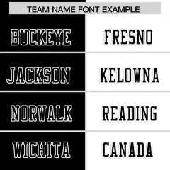 Black White Split Two Tone Authentic Football Jersey 3