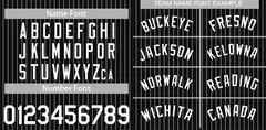 Black White Stripe Authentic Fashion Baseball Jersey 3