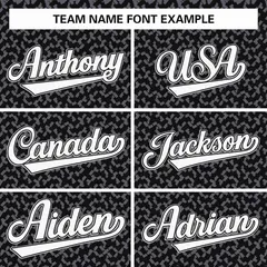 Black White Texture Graffiti Baseball Jersey 3