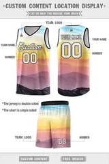 Black White Tie Dye Pattern Sports Basketball Jersey 2