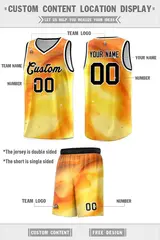 Black White Tie Dye Pattern Sports Basketball Jersey 2