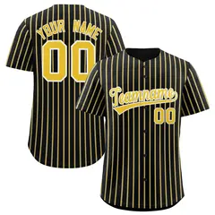 Black White Tricolor Stripe Fashion Baseball Jersey 1