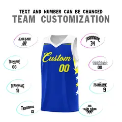 Black White Two Tone Side Star Color Block Basketball Jersey 4