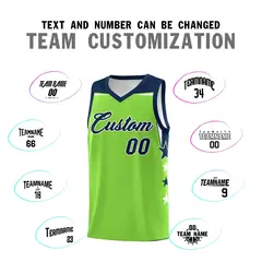 Black White Two Tone Side Star Color Block Basketball Jersey 4