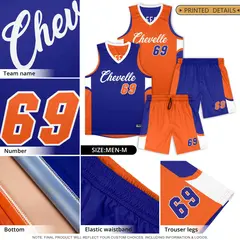 Black White U-shaped Side Pattern Double Side Basketball Jersey 6