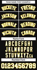 Black White-Yellow Classic Basketball Jersey 2