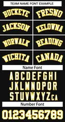 Black White-Yellow Classic Basketball Jersey 2