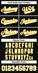 Black White-Yellow Classic Basketball Jersey 2