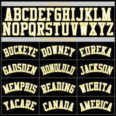 Black White-Yellow Classic Breathable Basketball Jersey 4