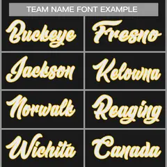 Black White-Yellow Classic Casual Basketball Jersey 3