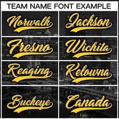 Black Yellow-Black Pittsburgh City Skyline Baseball Jersey 3