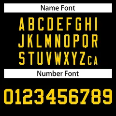 Black Yellow Double Side Sets Basketball Jersey 6