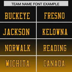 Black Yellow Gradient Fashion Authentic Football Jersey 3