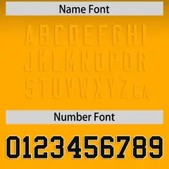 Black Yellow Gradient Fashion Authentic Football Jersey 4
