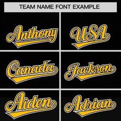 Black Yellow Gradient Floral Print Full Button Baseball Jersey 3