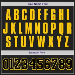 Black Yellow-Purple Classic Sets Basketball Jersey 4